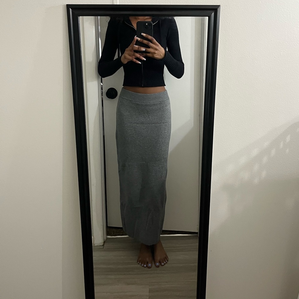 Knit Maxi Skirt